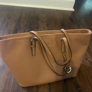 Michael Kors Tan Leather Structured Tote